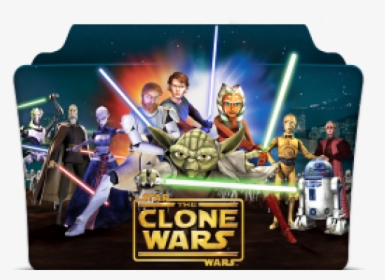 Folder Icons Star Wars - Star Wars The Clone Wars Folder Icon, HD Png Download, Transparent PNG