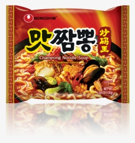Noodles Clipart Korean Raman - Nongshim Champong Noodle Soup Spicy Seafood Flavor, HD Png Download, Transparent PNG