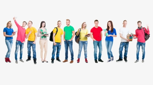Meet Fun People - College Students Group Png, Transparent Png, Transparent PNG