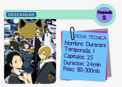Anime Durarara And Ryuugamine Mikado Image デュララ ラッシュ Hd Png Download Transparent Png Image Pngitem