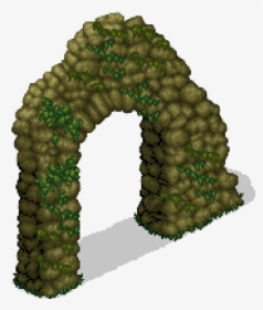 Mossy Ruins Entrance - Grass Pixelart Animation, HD Png Download, Transparent PNG