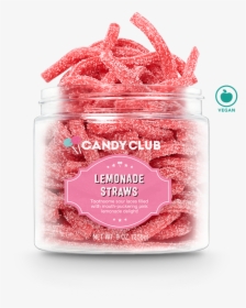 Candy Club - Lemonade Straws - Candy Club Lemonade Straws, HD Png Download, Transparent PNG