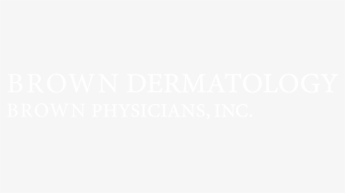 Brown Dermatology - Hyatt White Logo Png, Transparent Png, Transparent PNG