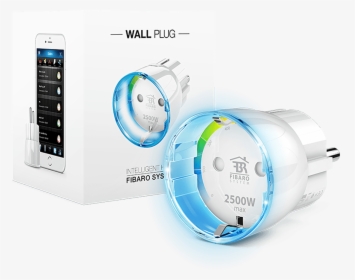 Fibaro Wall Plug Type F - Fibaro Wall Plug, HD Png Download, Transparent PNG