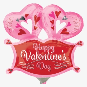 Globo Happy Valentines Day - Valentines Day Balloons Png, Transparent Png, Transparent PNG