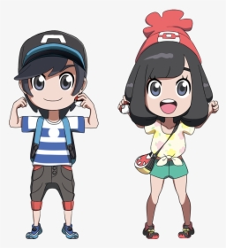 Pokemon Sun And Moon Trainers By Syker - Pokemon Sun And Moon Trainers Names, HD Png Download, Transparent PNG