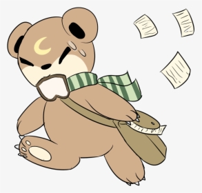Teddy Is Going To Be Late For Bear School - Cartoon, HD Png Download, Transparent PNG