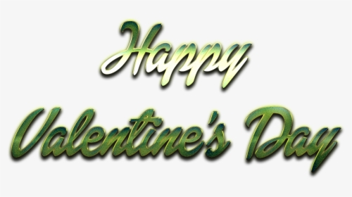 Happy Valentines Day Png Image Background - Calligraphy, Transparent Png, Transparent PNG