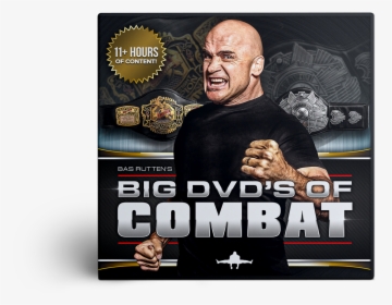 Big Dvd’s Of Combat Mockup [case] - Bas Rutten T Shirt, HD Png Download, Transparent PNG