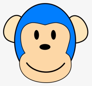 Blue Monkey Designs Svg Clip Arts - Blue Monkey Clipart, HD Png Download, Transparent PNG