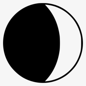 Moon Waxing Crescent - Circle, HD Png Download, Transparent PNG