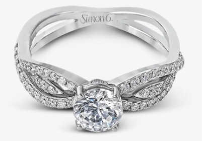 18k White Gold Engagement Ring - Engagement Ring, HD Png Download, Transparent PNG