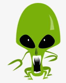 Alien, Cosmic, Monster, Space, Green, Angry, Evil - Alien Vector, HD Png Download, Transparent PNG