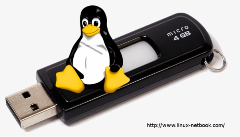 Linux/tux Usb Drive - 2000 Usb, HD Png Download, Transparent PNG