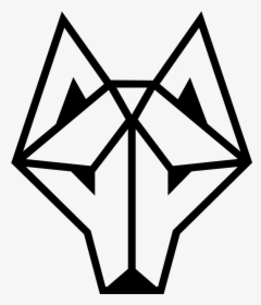 Easy Simple Wolf Symbol , Transparent Cartoons - Easy Simple Wolf Drawing, HD Png Download, Transparent PNG