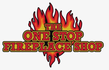 The One Stop Fireplace Shop Logo - Graphic Design, HD Png Download, Transparent PNG