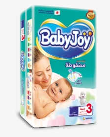 Babyjoy Tape Diaper - مقاسات حفاضات بيبي جوي, HD Png Download, Transparent PNG