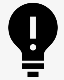 Lightbulb Idea Light - Traffic Sign, HD Png Download, Transparent PNG