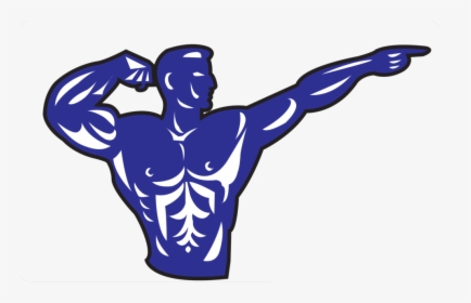 Greek God Flexing , Transparent Cartoons - Flexed Pointing Muscle, HD Png Download, Transparent PNG