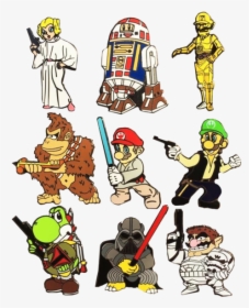 Mario And Luigi Star Wars, HD Png Download, Transparent PNG