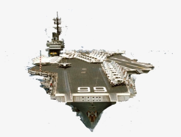 Transparent Warship Clipart - Bow Of An Aircraft Carrier, HD Png Download, Transparent PNG