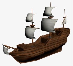 High Quality Aljanh - 3d Model Of Ship, HD Png Download, Transparent PNG