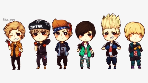 31 Images About 👾lc9💝 On We Heart It - Block B Chibi Png, Transparent Png, Transparent PNG