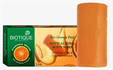 Biotique Orange Peel Exfoliating Soap Image - Biotique Orange Peel Soap, HD Png Download, Transparent PNG