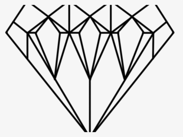 Diamonds Clipart Jewel - Diamond Coloring Page, HD Png Download, Transparent PNG