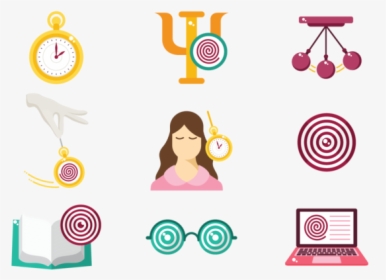 Hypnosis Icons Vector - Hypnosis Icons, HD Png Download, Transparent PNG