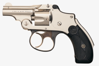 Smith Wesson Safety Hammerless 38 1 1 2, Hd Png Download - Revolver, Transparent Png, Transparent PNG