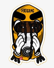Clip Art Glo Gang Characters Men - Chief Keef Glo Boy, HD Png Download ,  Transparent Png Image - PNGitem