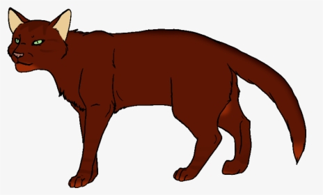 Clipart Cat Red - Red Brown Warrior Cat, HD Png Download, Transparent PNG