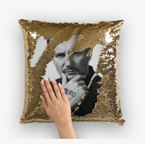 Liam Neeson ﻿sequin Cushion Cover   Class Lazyload - Sequin Cushion, HD Png Download, Transparent PNG