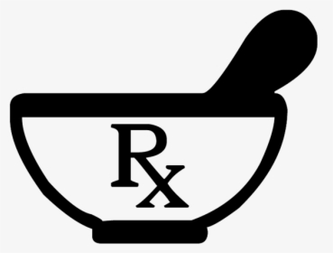 Rx Symbol Mortar Pestle Clipart Image - Pharmacy Symbol Mortar And Pestle, HD Png Download, Transparent PNG