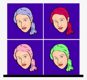 Woman With Pony Tail Svg Clip Arts, HD Png Download, Transparent PNG