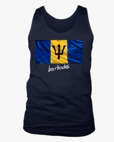 Barbados Graphic Patriotic Vintage Flag Men S Tank - T-shirt, HD Png Download, Transparent PNG