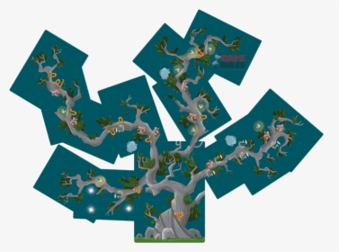 Transparent Kodama Png - Kodama Tree Spirits Board Game, Png Download, Transparent PNG