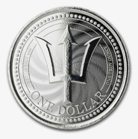 2019 Barbados Trident Silver 1 Oz, HD Png Download, Transparent PNG