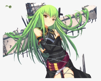 Http - //i575 - Photobucket - - C2 Code Geass Art , - Neon Green Anime Girl, HD Png Download, Transparent PNG
