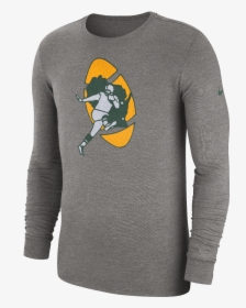 Green Bay Packers Long Sleeve Tri Historic Crackle - Green Bay Packers, HD Png Download, Transparent PNG