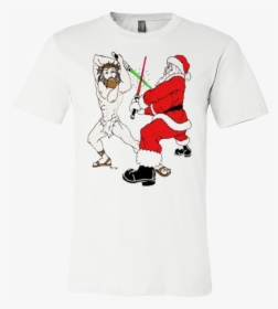 Santa Claus And Jesus Funny, HD Png Download, Transparent PNG