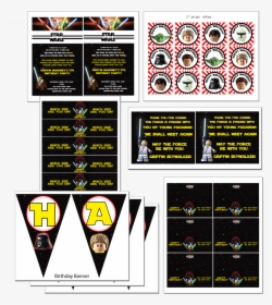 Lego Star Wars Party - Star Wars Birthday Invitations, HD Png Download, Transparent PNG