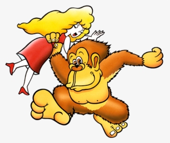Donkey Kong And Lady Spirit, HD Png Download, Transparent PNG