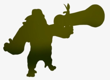 Chunky Kong Png Transparent Images - Silhouette, Png Download, Transparent PNG