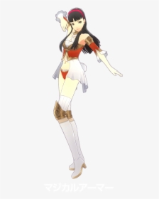 Yukiko Amagi In Her Magical Armor Alternate Costume - Persona 4 High Cut Armor, HD Png Download, Transparent PNG