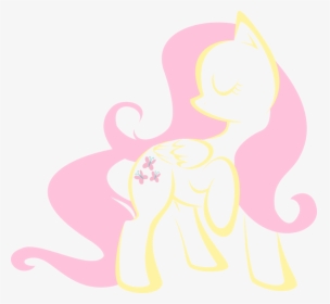 The Fluttershy Club Images Fluttershy Hd Wallpaper - My Little Pony Contorno, HD Png Download, Transparent PNG