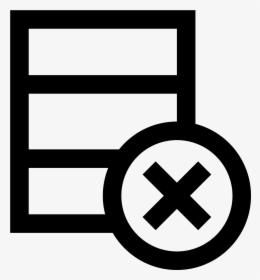 It S A Symbol With A Small Stack Of Coins Or Coin Shaped - Circle X Icon Png, Transparent Png, Transparent PNG
