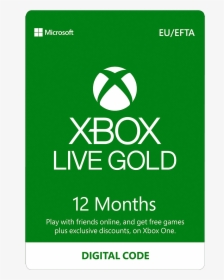 Xbox Live Gold 3 Months, HD Png Download, Transparent PNG