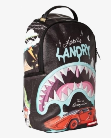 Sprayground Jarvis Landry Camo Shark Backpack - Red Bape Sprayground Bookbag,  HD Png Download , Transparent Png Image - PNGitem